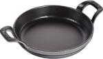 Staub Ovális sütőtál 16 cm, grafit, öntöttvas, Staub (ST1301618)