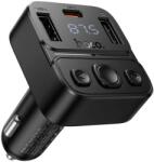 hoco. E87 bluetooth autós adó USB A + USB C QC PD 35W fekete