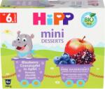 Hipp Био десерт Hipp - Боровинки, нар и ябълки, 6м+, 4 х 100 g (5812) - ozone
