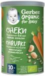 Nestle Био пшеничено-овесен снакс Nestle Gerber Organic - Морков и портокал, 35 g (12605291) - ozone