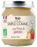 Simple Comme Био плодово пюре Simple Comme - С ябълка, 4 м+, 125 g (3288131900209) - ozone