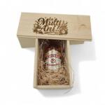 CHIVAS REGAL Pachet Cadou Cutie Lemn Personalizata Whisky Chivas Regal 12 Ani 40%, 0.7L