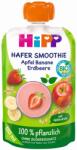 Hipp Био смути Hipp - Пауч с ягода, банан и ябълка с овес, 120 ml (1100039017) - ozone