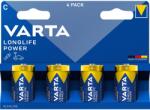 VARTA Longlife Power baby elem (C) 4db 04914121424 (04914121424)