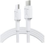 Green Cell USB 2.0 Type C Összekötő Fehér 1.2m KABGC30W (KABGC30W)