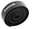 Baseus CIRCLE VELCRO tépőzáras kábelrendező tekercs, méretre vágható, 50cm (ACMGT-A01) fekete