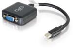 C2G Mini DisplayPort VGA/D-Sub Átalakító Fekete 20cm 84315 (84315)