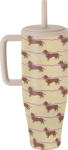 BURGA Cana Termos Burga Always Late 1.2 L cu capac anti scurgeri si pai reutilizabil, inox (BCTAWLIXCRP)