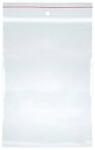 Office Products Pungi plastic cu fermoar pt sigilare, 200x400mm, 40microni, 100buc/set, Office Products-transparente (OF-15076615-90) - vexio