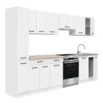 Leziter Praktik 270 konyhabútor fehér korpusz, fehér front (PR270FHFH) - homelux