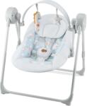 KinderKraft - Детска люлка с мелодия SWINGEE сива 4xAAA/230V (AG1066)
