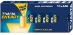 VARTA AAA Alkáli Elem 10db/csomag, 278838, Elem (04103229410)