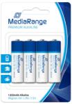 MediaRange 4 db AA LR6 alkáli elem készlet, MediaRange, 1, 5 V, 1850 mAh