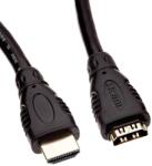 PremiumCord Cablu extensie HDMI , tata - mama, 4K@30Hz, conectori auriti, 1m, PremiumCord, kphdmf1