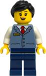 LEGO® Minifigurină LEGO City Conductoare Tren cty1904 (cty1904)