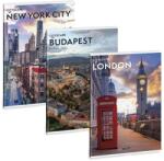 Ars Una Füzet vonalas ARS UNA A/4 40 lapos Extra kapcsos Cityscape 5593 (53115935)