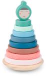 BS Toys Turn de stivuire cu inele din lemn, BS Toys
