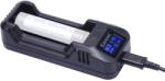 KeepPower LCD akkutöltő Li-ion 14500 / 16340 / CR123 / 18650 / 26650 cellákhoz (CHARGERL1)
