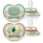 Philips játszócumi Ultra Air mintás 6-18hó lányos 2db - babycenter-online