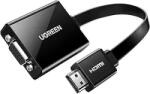 UGREEN CABLU video Ugreen, CM611 HDMI (T) la 1 x VGA (M) 1920x1080 la 60Hz, lungime 0.15m, negru 90813 (timbru verde 0.08 lei) - 6957303898138 (90813)