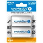 everActive Professional Line R20 D 10000mAh Ni-MH Újratölthető elem (2 db / csomag) (EVHRL20-10000) (EVHRL20-10000)