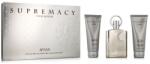 Afnan Supremacy Silver Ajándékcsomag férfiaknak 100 ml EDP + 100 ml borotválkozás utáni balzsam + 100 ml tusfürdő