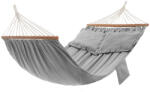 SONGMICS dupla függőágy pamut-poliészter szövetből szürke 210 x 150 cm (EUZ-GDC022G01)