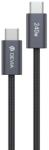 DEVIA Cablu USB-C / USB-C Extreme Speed, PD 240W, 2m, negru, Devia