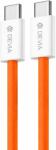 DEVIA Cablu USB-C / USB-C Smart, PD 60W, 1m, portocaliu, Devia