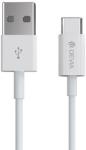 DEVIA Cablu USB / USB-C Smart, 2.1A, 2m, alb, Devia