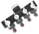  Csapcsatl. műa. 4 elágazó zárh. 1" - 3/4