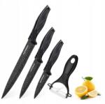 Masterpan Modern 4 db-os Konyhai Kés Hámozó Szett Masterpan MP-4444-BLK (MP-4444BLK)