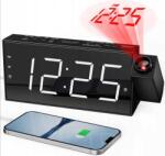  Mesqool Ébresztőóra Digitális Óra 180°-BAN Forgatható Projektorral CR1001F (CR1001F)