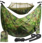 Gardlov Függőágy szúnyoghálóval Turista Kerti Moro 260x140 cm 150 kg Könnyű (5900779936157)