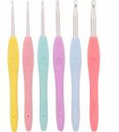 DecoTime Horgolótű Készlet Ergonomikus Horgolótű Nyéllel 6 db 2-6mm