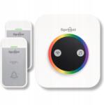 Spreest Vezeték Nélküli Kapucsengő Elemes Kapuhoz Vízálló Külső (Dzwonek bezprzewodowy 2M01-G06-WW 2T1R Biały)