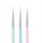 Activeshop Díszítő ecset készlet 3 db-os clear color (AC147277)