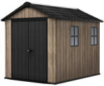 Keter APEX 7, 5x9 / 9x7, 5 MŰANYAG KERTI HÁZ - kőrisfa