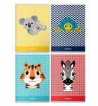 Herlitz A/5-ös méretű, 32 lapos kockás füzet, Cuki Állatok mintával Herlitz (9582503)