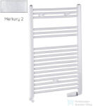 Radeco DORA AD1-400/P 490x450 törölközőszárítós radiátor, MERKURY 2 (ezüst) színben (Radeco_DORA_AD1_400_P_MERKURY2)