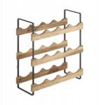 Metaltex Márkás Praktikus Elegáns Fa Bortartó Állvány Sörösüveg (350812)