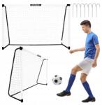 Springos Nagy Fém Edzőlabda Kapu Gyerekeknek Focihoz 300 cm (SG0013)