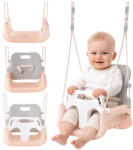 Kruzzel 3 az 1-ben szürke-bézs gyerekhinta