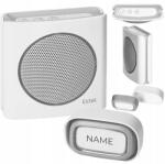 ORNO Vezeték nélküli akkumulátoros csengő Soft Touch 200m hatótávolság 6 hang IP44 Led (EXTEL081738)