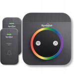 Spreest Vezeték Nélküli Kapucsengő Elemes Kapuhoz Vízálló Külső (Dzwonek bezprzewodowy 2M01-G06-GY 2T1R Czarny)