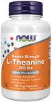 NOW L-teanină 200 mg - 120 capsule vegetale
