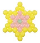 Party Deco Léggömbháló Csillag, 63x68 cm