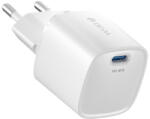 Devia Mini USB-C töltőadapter, PD 30W, fehér, Devia