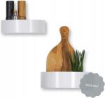  Kleinling fém polc fehér X2 (3 X METALOWA PÓLKA)