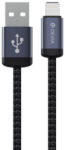 DEVIA Lightning / USB kábel Gracious, 2, 4A, 1m, fekete, Devia